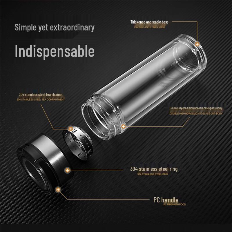 Fuguang Double Wall Glass Tumbler