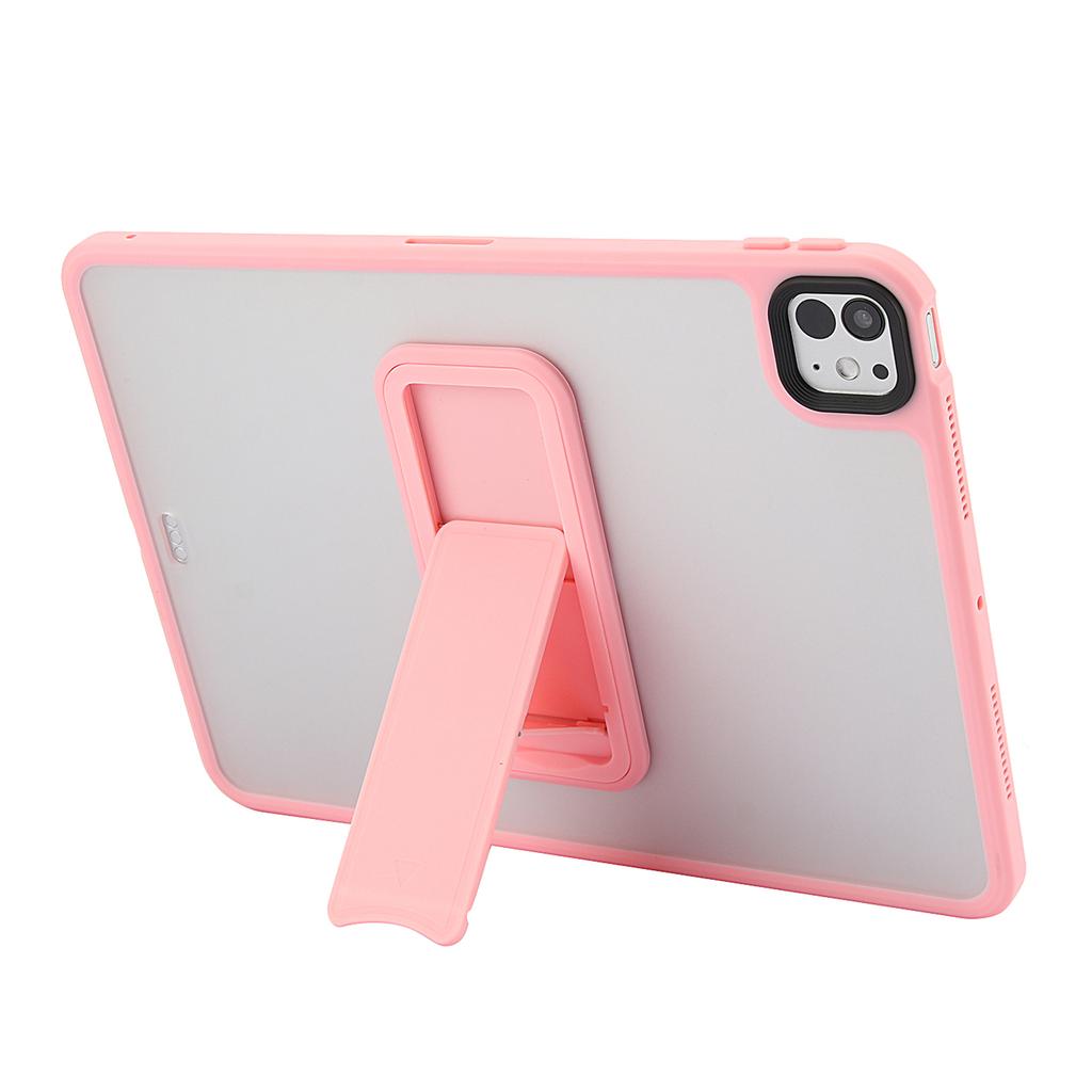 For iPad Pro 13 (2024) Case with Kickstand TPU+PC Skin-Touch Tablet Cover