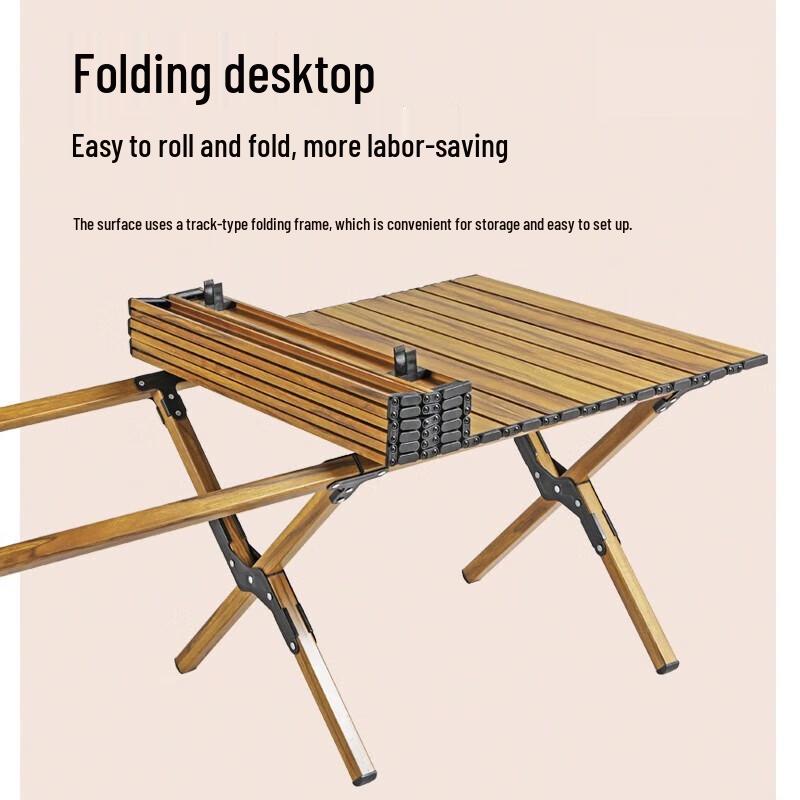 Portable Roll-Up Camping Table