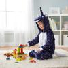 Piżama Onesie Kigurumi Kostium Gwiazdki Jednorożec Dzieci 115 - 125Cm