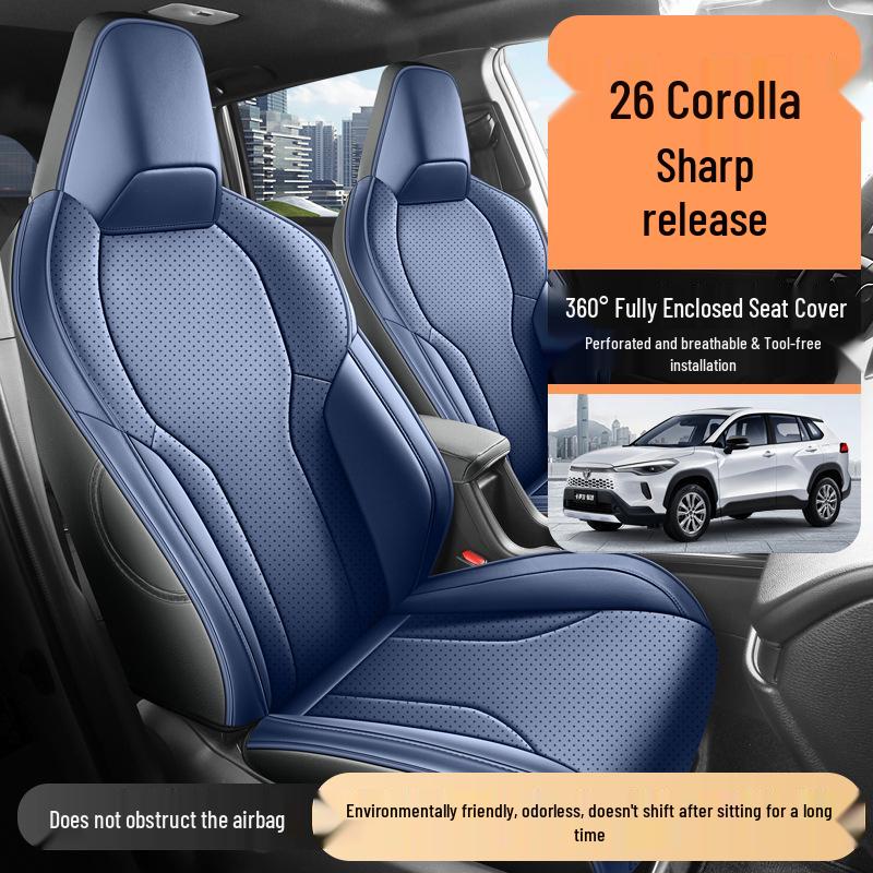 Toyota Corolla Ruifang Seat Covers: Universal, Year-Round Fit for 26 Models, Fully Enclosed Interior, Car Seat Cushions and Mat Covers.