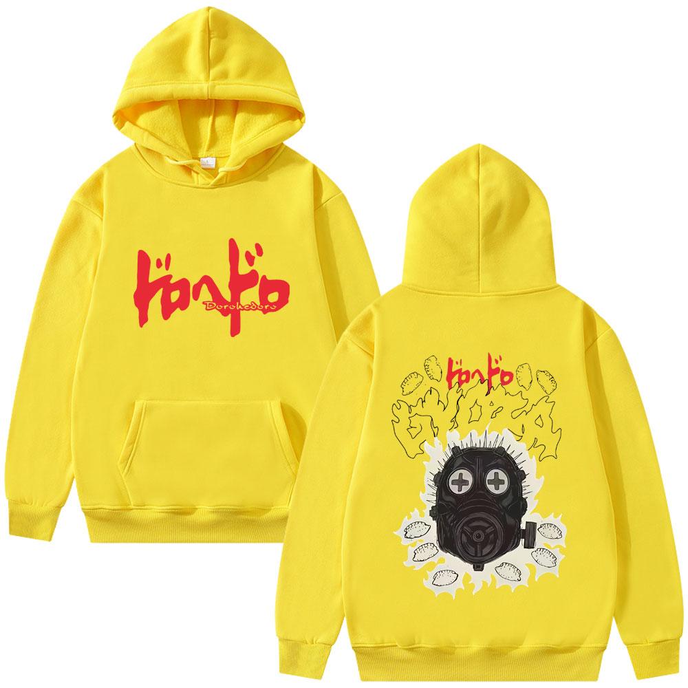 Heiß Limitiert Anime Dorohedoro Kaiman Hoodie Herren Damen Manga Grafik Sweatshirt Männlich Lässig Vintage Fleece Baumwolle Pullover Kapuzenpullover