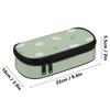 Pen Case High Capacity 300D Polyester Easy Open Zipper with Main Compartment Mesh Pocket and Pen Slots for Middle School Students
