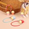 Mini Dollhouse Popcorn Bag Crossbody Bags Dolls Hanging Decoration Cute Plush Labubu Doll Decor Accessories Kid Toys