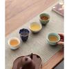 Tao Ding Xuan Five Famous Kilns Ceramic Master Tea Cup Set