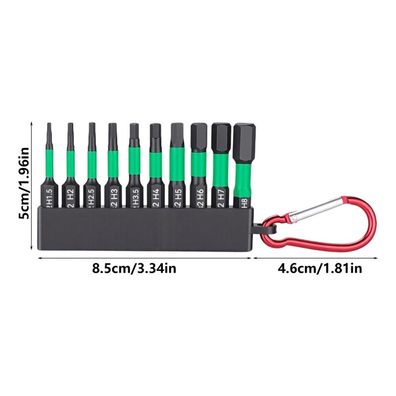 Pack Of 1 High Strength Steel Hex Bit Screwdriver With Strong Magnets For Electric Tool And DIY Projects