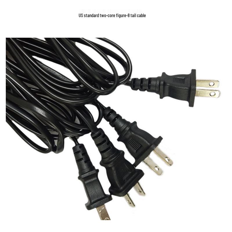 

UL Certified US Standard Three-Core Cloverleaf Power Cord - Available in 1.2m, 1.5m, and 1.83m Lengths