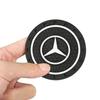 ESU5 2Pcs Car Waterproof Coaster Non Slip Water Cup Pad Mat For Mercedes Benz W203 W206 W220 W205 W211 W212 W201 W210 W108 Accessorie