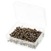 480/500Pcs Push Pin with Clear Plastic Box Metallic Color Round Ball Head Cork Bulletin Board Whiteboard Wall Map Photo Fixing Thumbtack Office