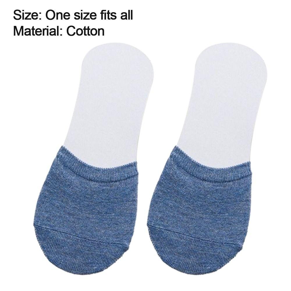 5 Pairs Non-slip Forefoot Socks Candy Colors Half Socks NEW Half Foot Toe Cover Female