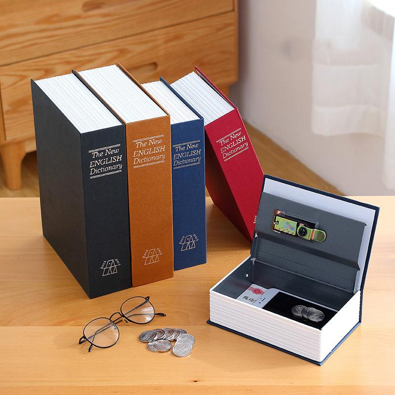 Simuliertes Wörterbuchbuch Sicherer Schlüsselschloss Tresor Heim Büro Kreative Versteckte Aufbewahrung Bargeldaufbewahrung Schmuckaufbewahrung Etc