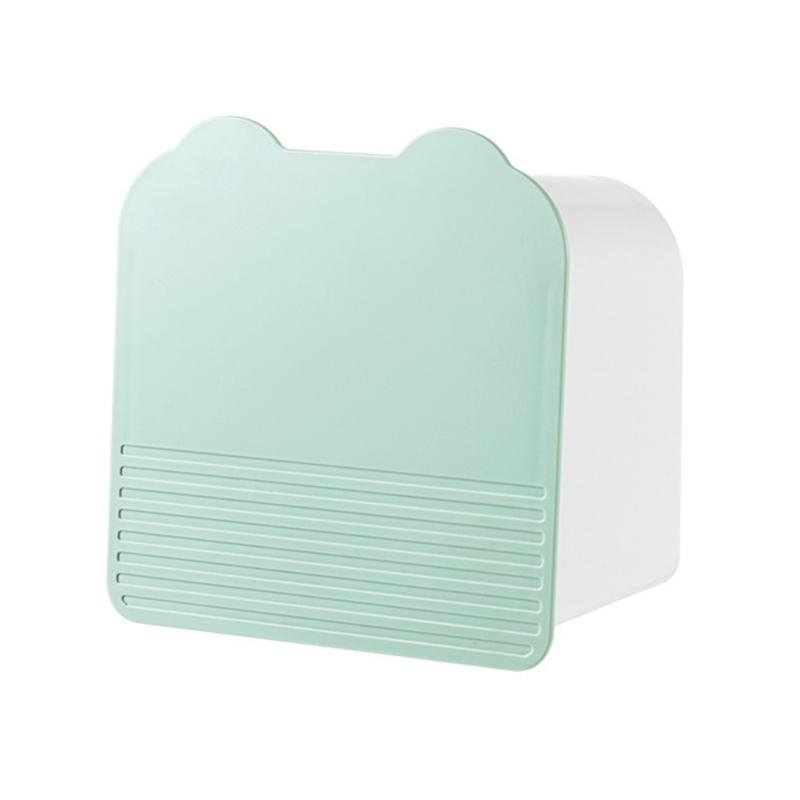 Wall Box JarBathroom Vanity Storage Container Holder for Cotton Swabs Makeup Pads Sponges Sanitary Napkins X3UC