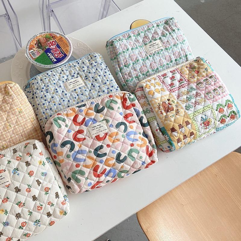 Baby Diaper Bag Cartoon Print Nappy Bag Zipper Handbag Carry Pack Travel Outdoor Diaper Storage Bag Multi Functional Storage Bag