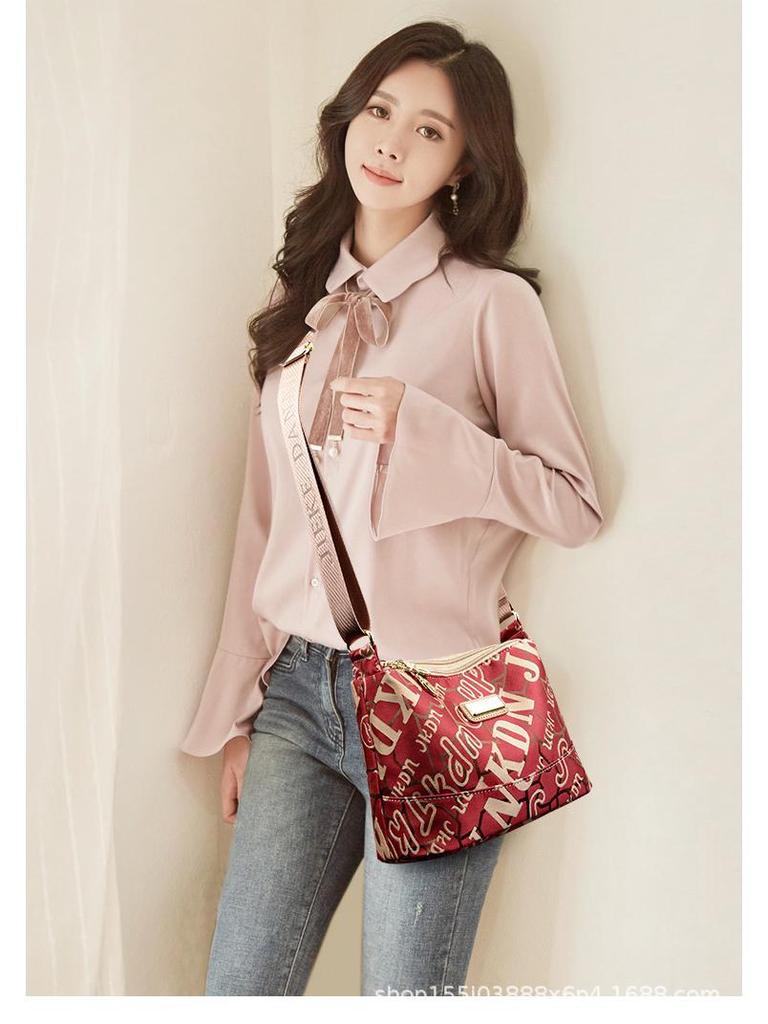 Oxford-Stoff Mehrschichtige Umhängetasche für Damen - Leicht, Vielseitig, Lässige Canvas-Tasche für Mütter