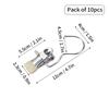 WORTHBUY 10/30pcs Closet Clothes Organizer No Trace Clothespins Clothes Pegs With Hooks Pants Socks Drying Clothes Hangers Clip