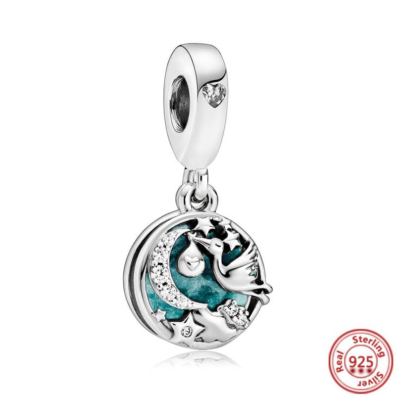 Fit Original Pantaro Charms Bracelet Mother's Day Gifts Women Zircon 100% 925 Sterling copper Forever Family Love Mom DIY Beads