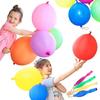 50/100Pcs Bounce Balloons with Rubber Band Colorful Punch Balloons Birthday Party Punch Balloons Party Baby Shower Kids Games