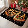 Funny Hamburger Doormat Cartoon Food Printed Floor Mat Non Slip Kitchen Rug Soft Carpet Welcome Mats Front Door Home Decor