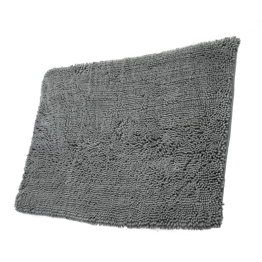 Dog Chenille Mud Mat Soft Water Absorption Slip Resistant Bottom Doormat for Indoor