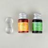 Fourcart Cute Handmade Glass Crafts [Glass Pen Twist] GR 2-Color (1 Green & 1 Orange) Set X 3
