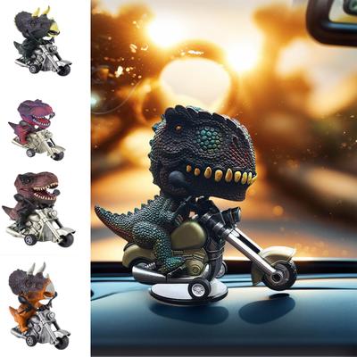 Promenades de Dinosaures Modèle de Voiture de Moto Ornement de Drift Tableau de Bord Auto Décorer
