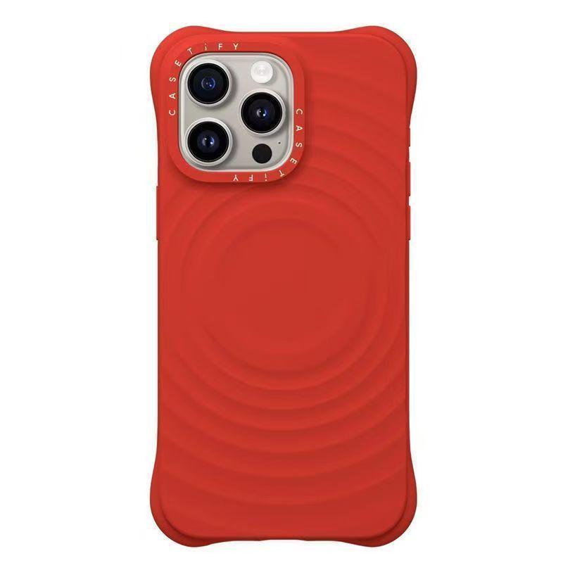 White Wave MagSafe Case for iPhone 16 Pro Max/17 Pro iPhone 15 Pro Max