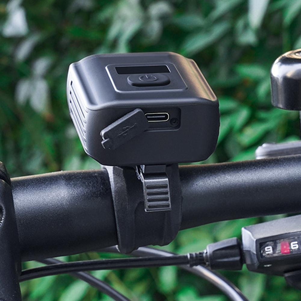 LED Bicycle Headlight High Beam Low Beam Bike Handlebar Flashlight USB Charging LED Cycling Lantern 5 Modes Bicycle Accessories