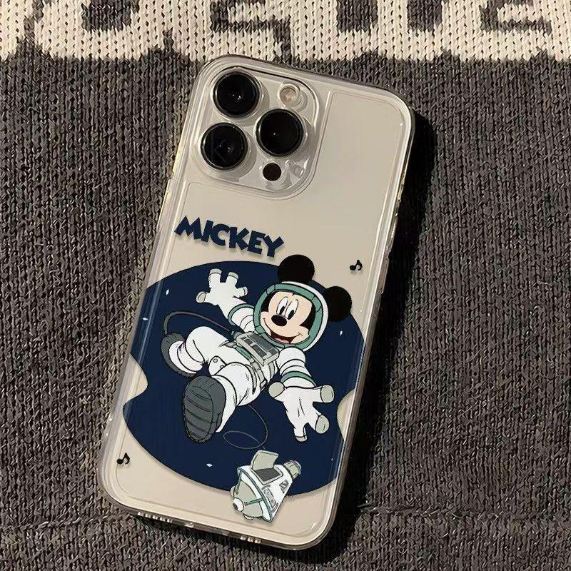Space Mickey Mouse Is Suitable for Iphone11promax Mobile Phone Case, Simple Creative and Transparent Apple 11 Cartoon 1111.