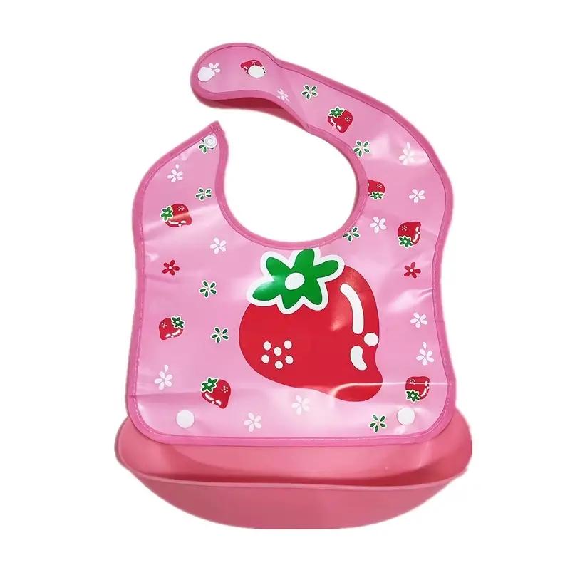 

Съемный нагрудник из ЭВА, водонепроницаемый силиконовый нагрудник для малышей, нагрудник для кормления, подарок на Хэллоуин, Рождество, День благодарения, Пасха, GIF