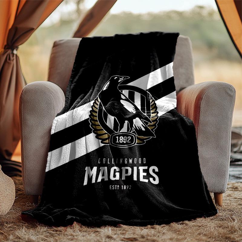 Collingwood Flannel Blanket Soft Warm All-Season Throw, Design for Camping, Car Travel, Hiking Sofa, Bed, Office Perfect Gift for Parties
