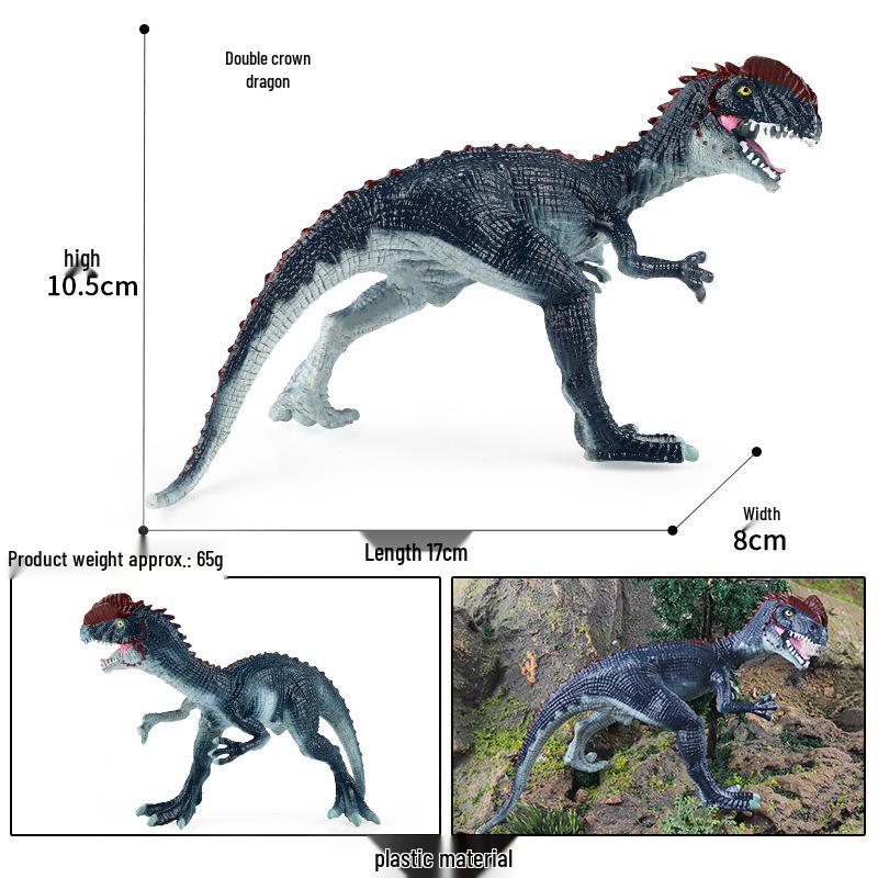 Cretaceous Ligabueino Dinosaur Model Toy - Hard Plastic Animal Figure for Kids