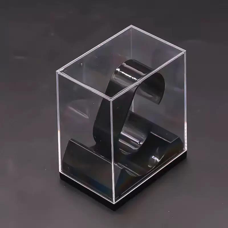 Διαφανές Πλαστικό Κουτί Έκθεσης Ρολογιού με Κρύσταλλο - Κομψό Κουτί Δώρου Παρουσίασης