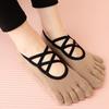 Women's Five-finger Open-toed High-elastic Yoga Socks Professional Pilates Dance Jumping Exercise Fitness Non-slip