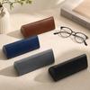 Leather Glasses Case Hard Shell Spectacle Case Vintage Eyeglass Box  for Women Men