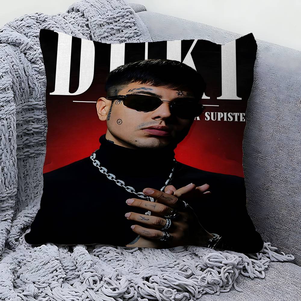 Rapper Duki Pillow Cover Design Cushion Cover Decor Holiday Decorati