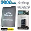 Neue 3,6V 3600mAh Li-Ionen-Akku für Sony PSP1000 PSP-110 Spielkonsole Lithium Eingebauter Host-Akku PlayStation Portable Gamepad