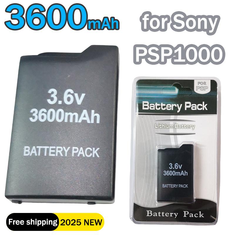 Neue 3,6V 3600mAh Li-Ionen-Akku für Sony PSP1000 PSP-110 Spielkonsole Lithium Eingebauter Host-Akku PlayStation Portable Gamepad