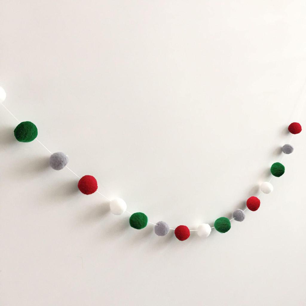 Macaron Color Ball Banner: Children's Room and Festival Hanging Decor