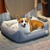 Pet pet for dog with reversible removable cold for small and bed, sofa, cats, bed, bed, year-round type, cushion, cover, washable, soft, fluffy, warm,