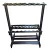 Fishing Rod Holder Versatile Easy Assembly Double Side Slot Bamboo Accessory 23 Holes