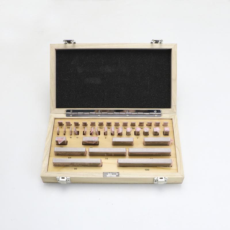 SHANHR 38Pcs/Set 1 Grade 0 Grade Inspection Block Gauge Test Caliper Blocks Measurement Instruments