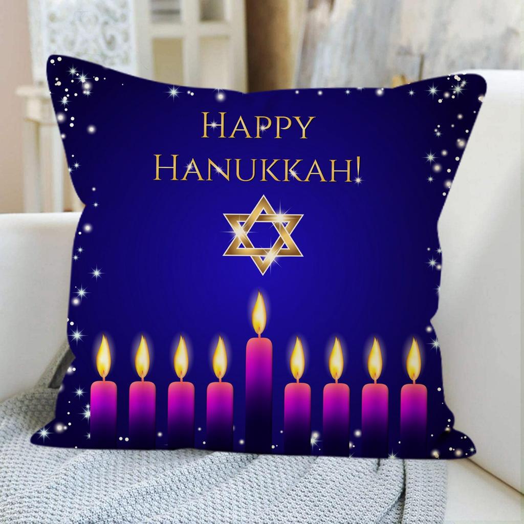 Thanksgiving Art Print Pattern Home Decor Pillowcase Bedroom Living Room Sofa Decoration Polyester Cushion Cover With Zipper