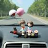 Playful Couple Themed Resin Car Ornament Dashboard Decors Creative Dashboard Decors Creative Automotive Gift For Partner