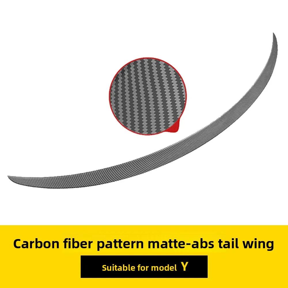 Autoaufkleber für Tesla Model 3 Model Y Kunststoff Festes Flügel-Außenmodifikation Sportversion Heckflügel Zubehör Auto Modific