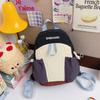 Schoolbag Large Capacity Primary School Bag Korean Version Fashion Contrasting Color Boys and Girls Backpack 1011 New Casual Children's Backpack
