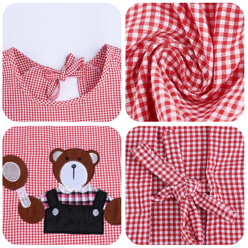 Korean Style Long Sleeve Oil-Proof Cotton Apron for Women and Men – Cute and Fashionable Kitchen Smock for Summer