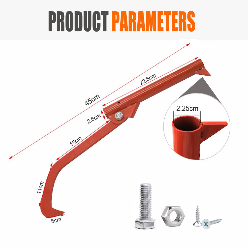 Firewood Puller Solid Wide Application Stainless Steel Heavy-duty Steel Felling Bevel Hooks Pull Firewood Wood Saving Tools