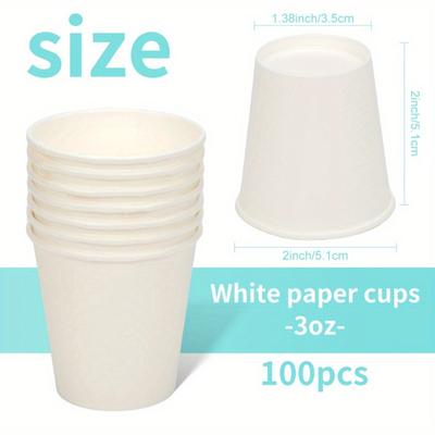 50/100/200PCS Disposable Small Paper Cup Supermarket Tasting Party Snacks Coffee Candy Portable Travel Hotel Mini Mouthwash Cup