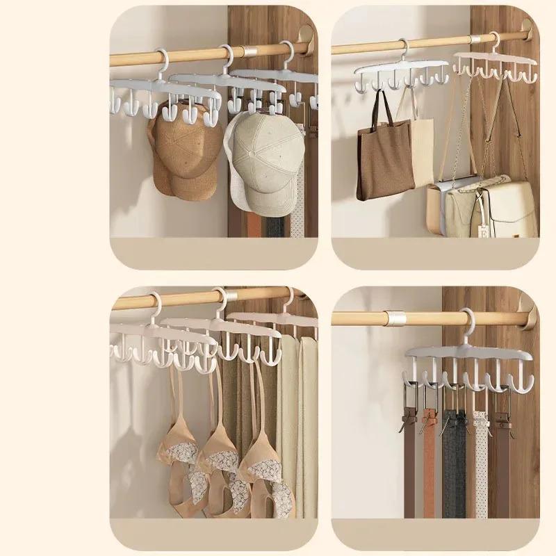 Home MultiFunctional Hanger for Strap Underwear And Clothes Home Wardrobe Storage Organizer Wave Hook for Hats And Clothes