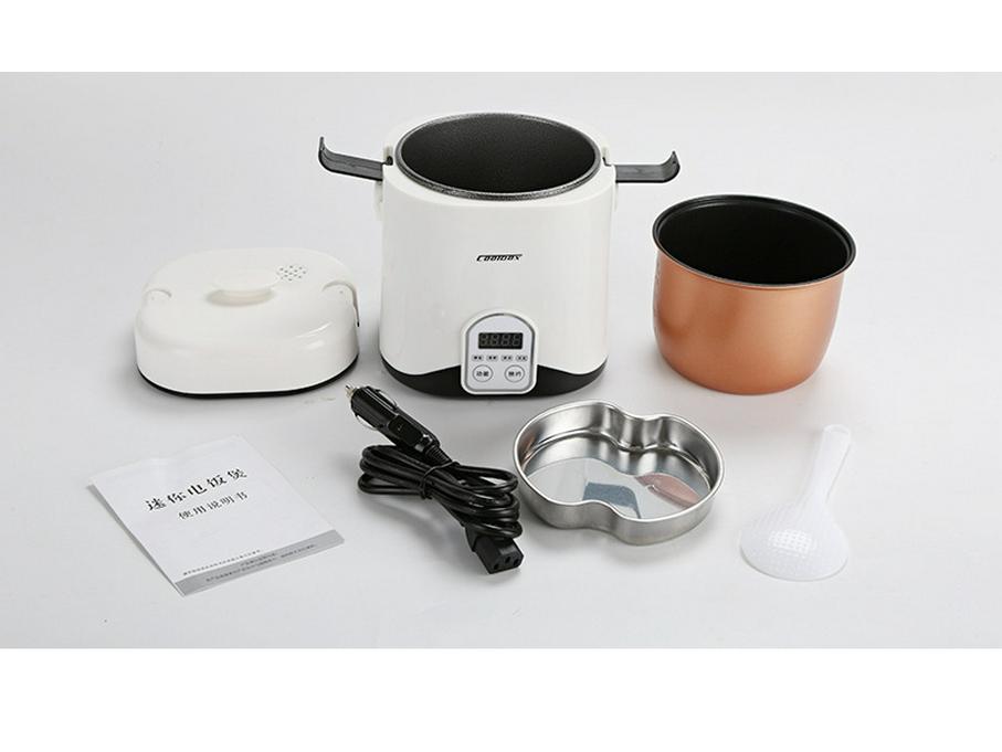 1.5m Portable Car Rice Cooker & Kettle with DC Cigarette Lighter Plug